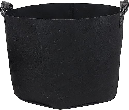 Sunnydaze 1 paquete de bolsas de cultivo de jardín de 10 galones para verduras macetas y macetas de tela de fieltro de polipropileno no tejida de
