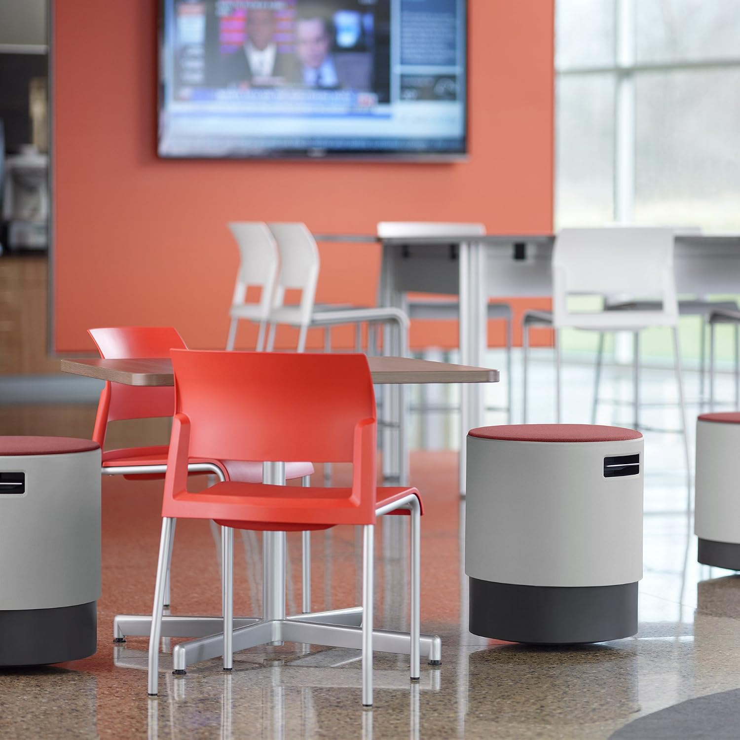 80% Off Discount Steelcase Turnstone Concord Fabric Chair, Grey