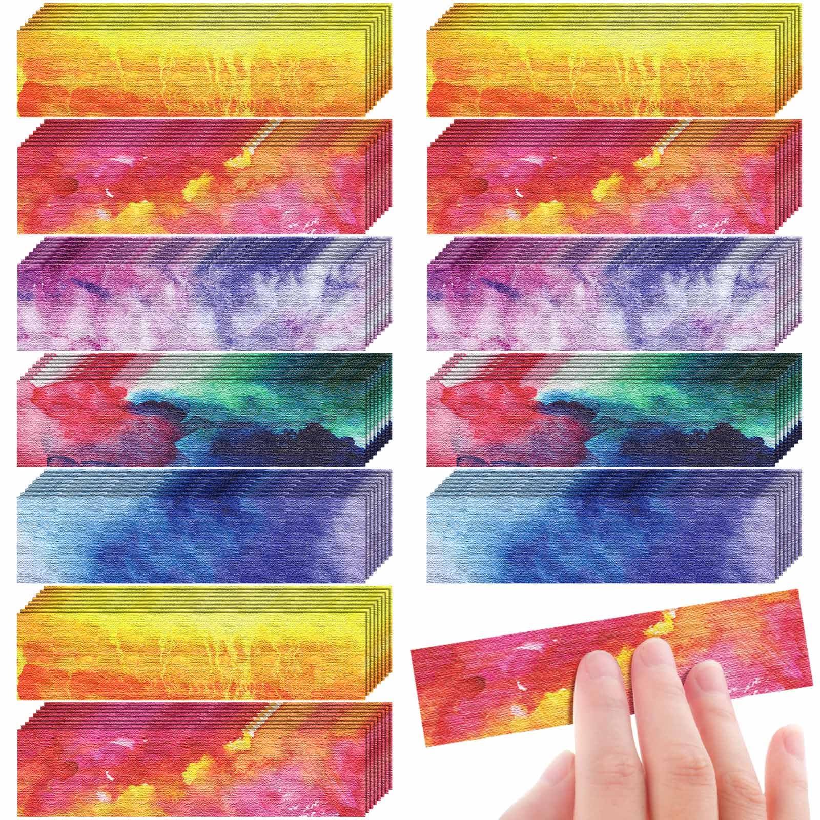Crtiin 80 Pcs Sensory Stickers Textured Anxiety Relief Strips,Trendy | Inspirational Quotes, Tactile Mindfulness Fidget Calm Stickers, Mental Health