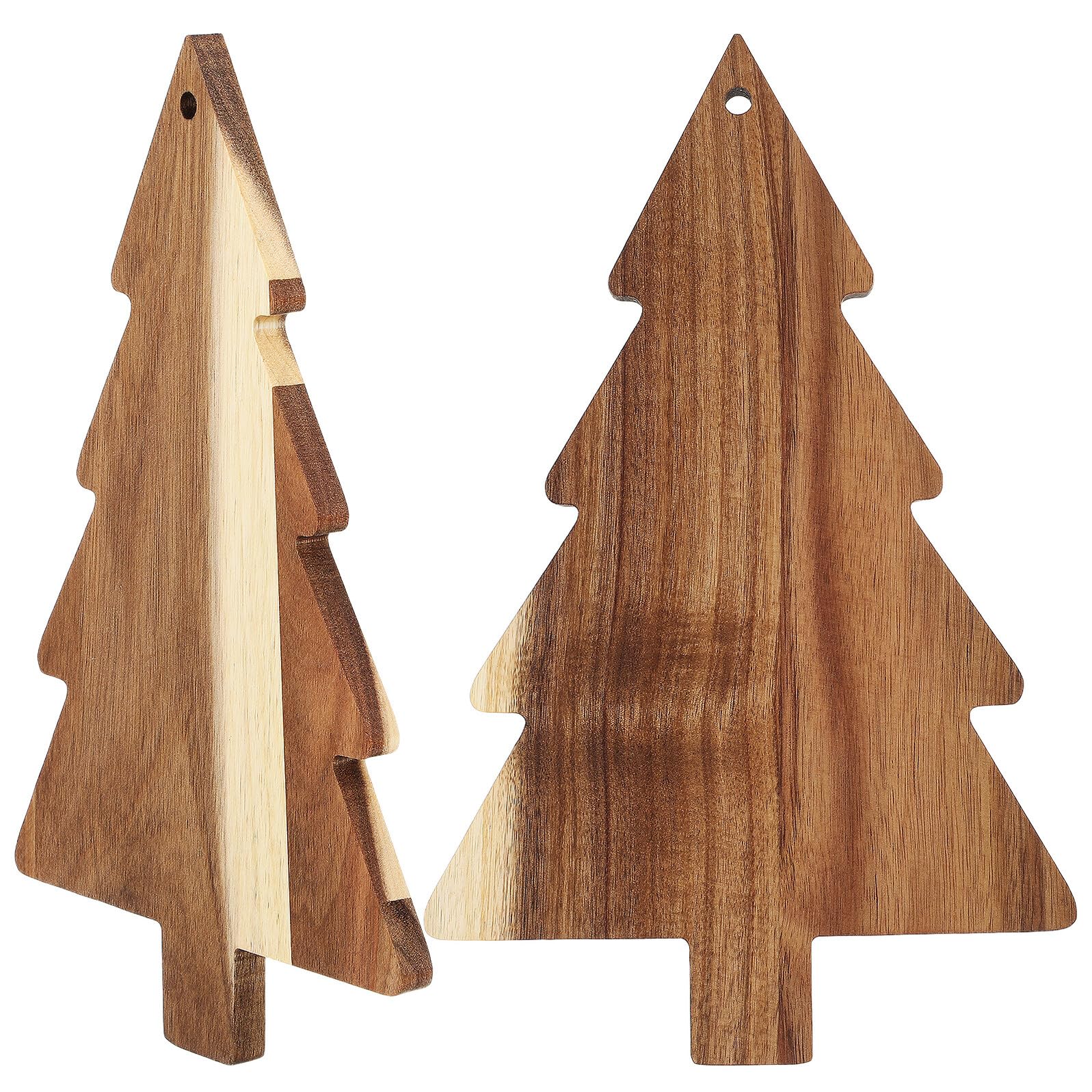 Planche à découper Sapin de Noël OUNONA, plateau pour présenter charcuterie et fromage