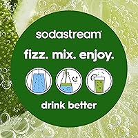 Vista 4 de SodaStream E-Duo - Máquina de agua con gas (negro) con 60 litros de CO2, 1 botella de carbonatación sin BPA y (1) botella de vidrio de 1 litro