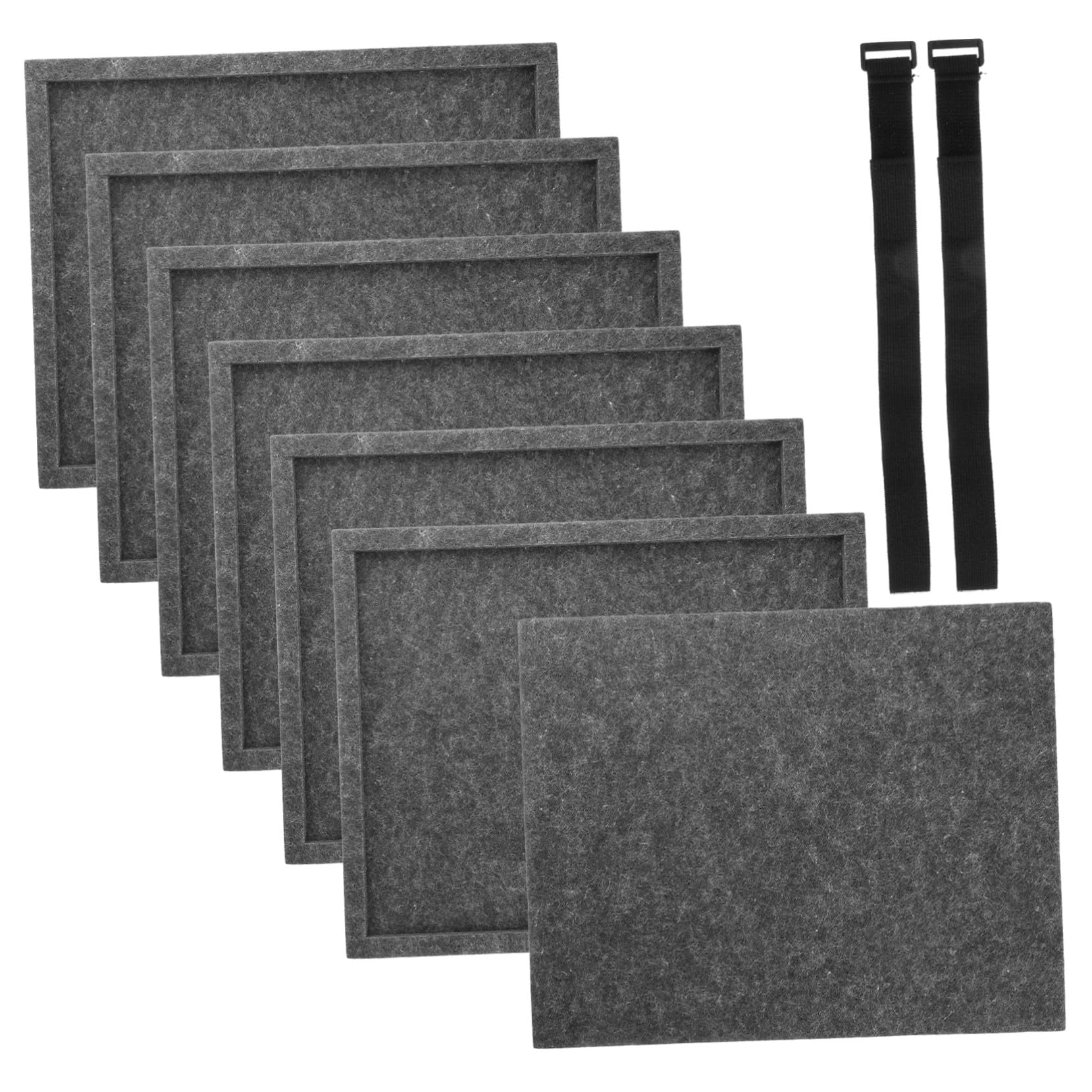 Trieur de Pièces de Puzzle Empilable en Feutre, Lot de 6 | Grosse Capacité, Usage Maison ou Voyage, pour Garçon et Filles et Adultes, Compatible Blocs et Jouets