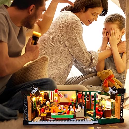 Miniatura 9 de Vaodest Luz LED para Lego The Friends Apartments modelo 10292, diseño y configuración compatible con el modelo 10292 (solo luz LED, no kit de