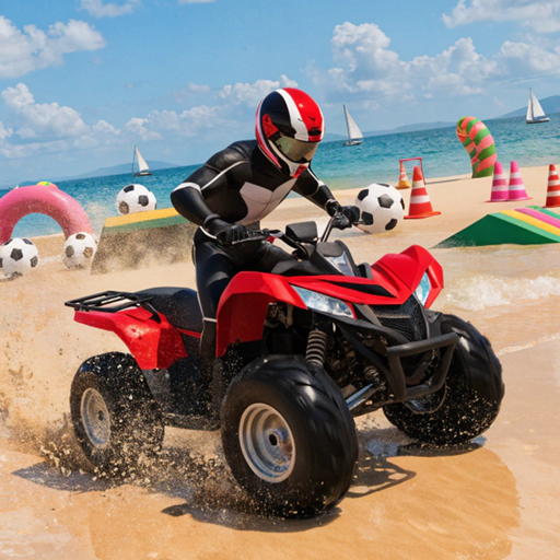 ATV-Quad-Rennspiele in 3D, Superhelden-Motorrad-Stuntspiele, 4-Rad-Stuntrennen, Superhelden-4x4-Bike-Spiele, Spinnen-Stunt-Fahrsimulator, ATV-Bike-Simulator