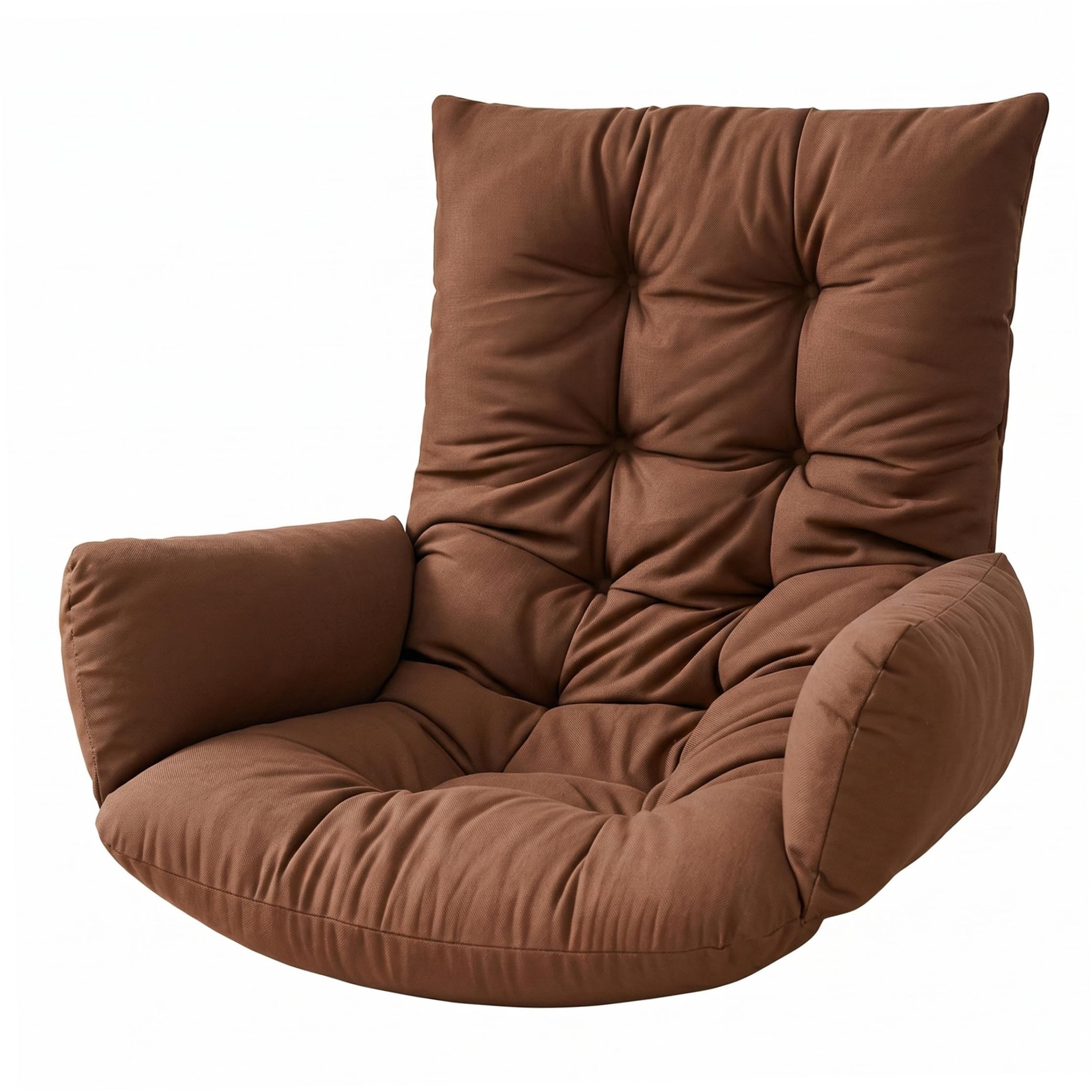 Syutokul Egg Chair Cushion Replacement, Thick Fabric Swing Chair Cushion Replacement for Indoor & Outdoor, 47x24 Inch - Brown