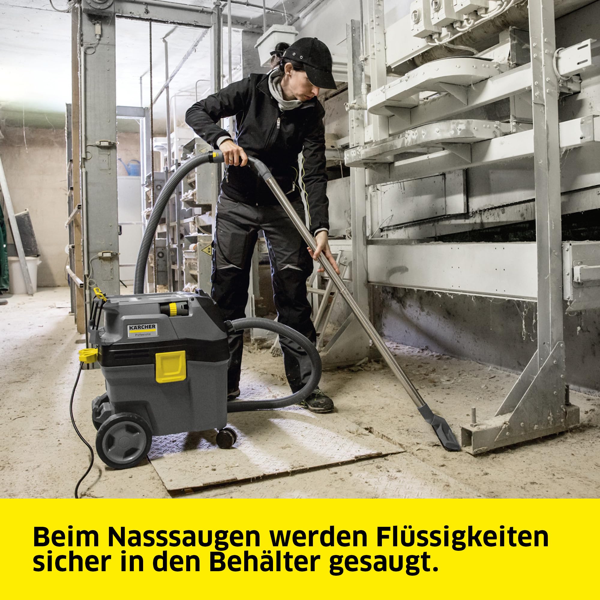 KÄRCHER NT 30/1 Ap Te L Nass- und Trockensauger 1380 W 30 l Flachfaltenfilter 2,5 m Saugschlauch