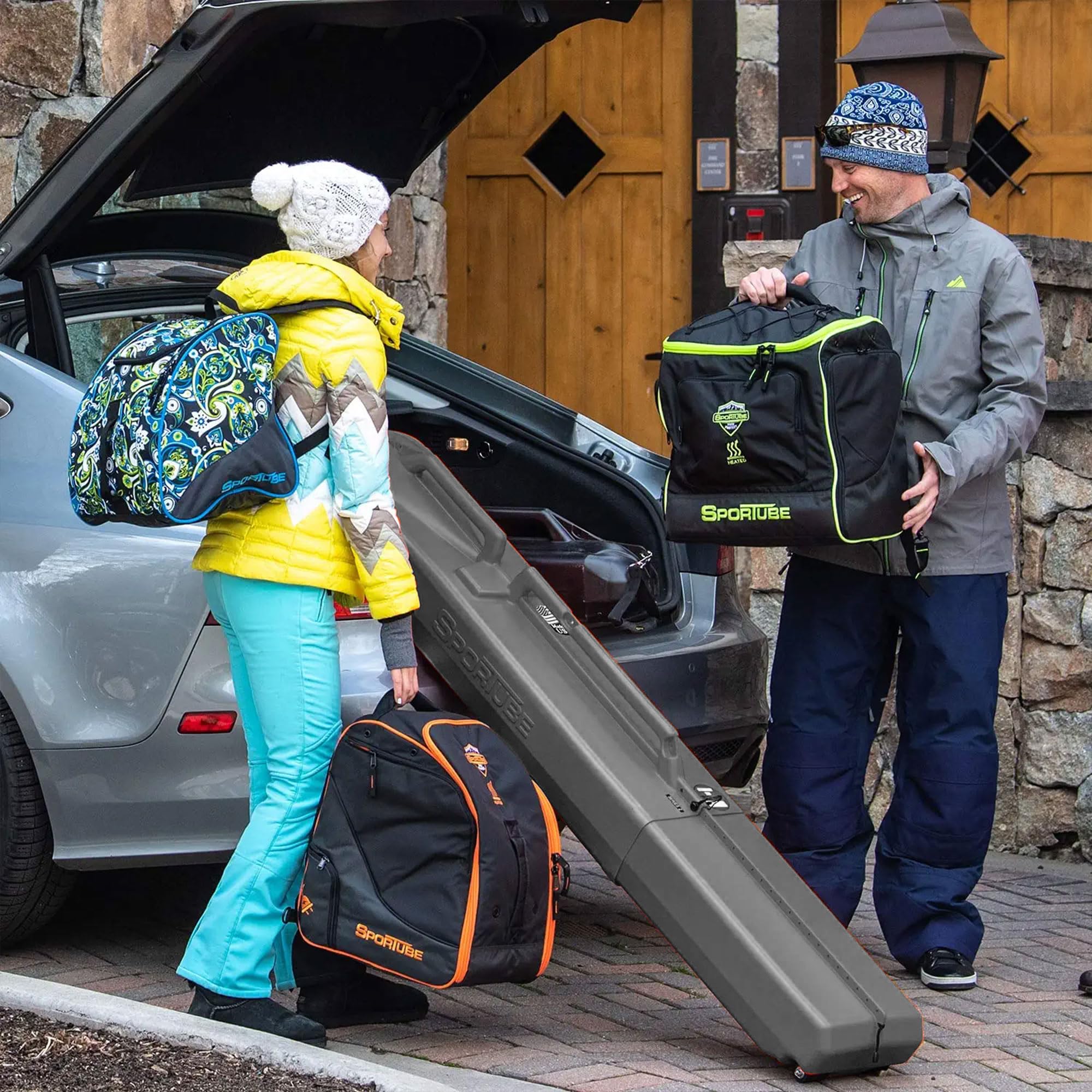 Amazon.co.jp: 11PLSWDX スキー板 ポータブル収納BOX Sportube社【並行