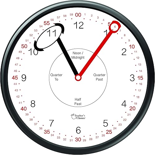 Miniatura 1 de Teacher's Choice Reloj de pared educativo