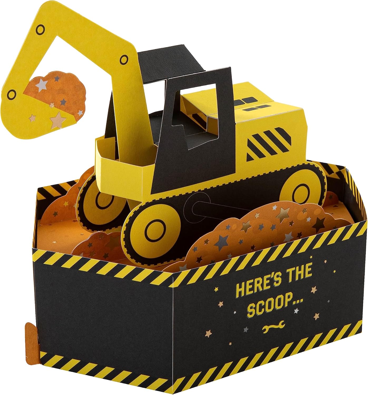 Hallmark Paper Wonder Kids Birthday Card - 3D Pop-Up Digger Design