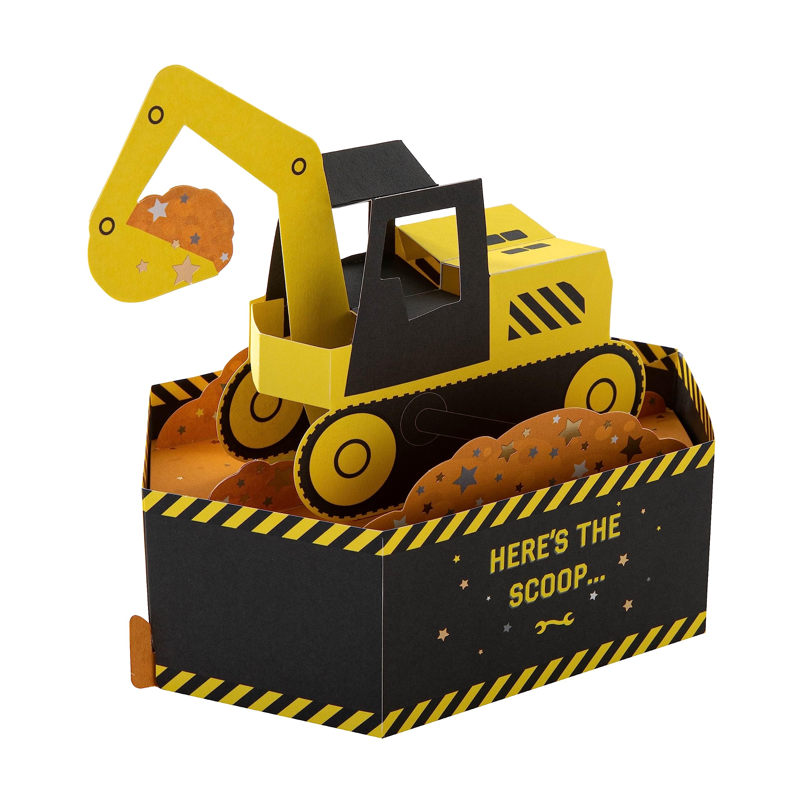 Hallmark Paper Wonder Kids Birthday Card - 3D Pop-Up Digger Design
