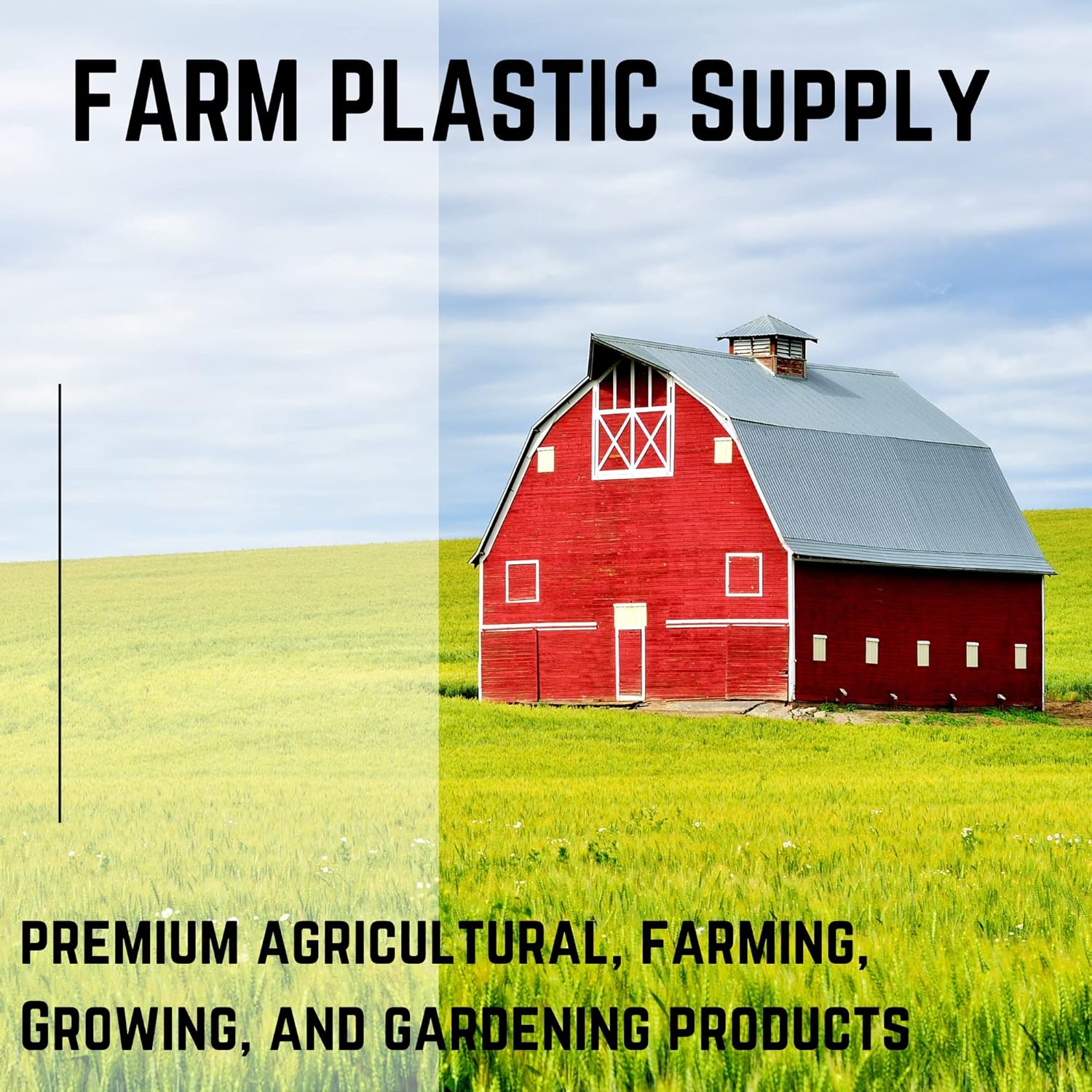 Farm Plastic Supply - 2.4 Mil White Plastic Sheeting - Overwintering Film, 2.4 Mil White Plastic Film, Greenhouse Plastic, Durable Plastic Sheeting (20' x 25')