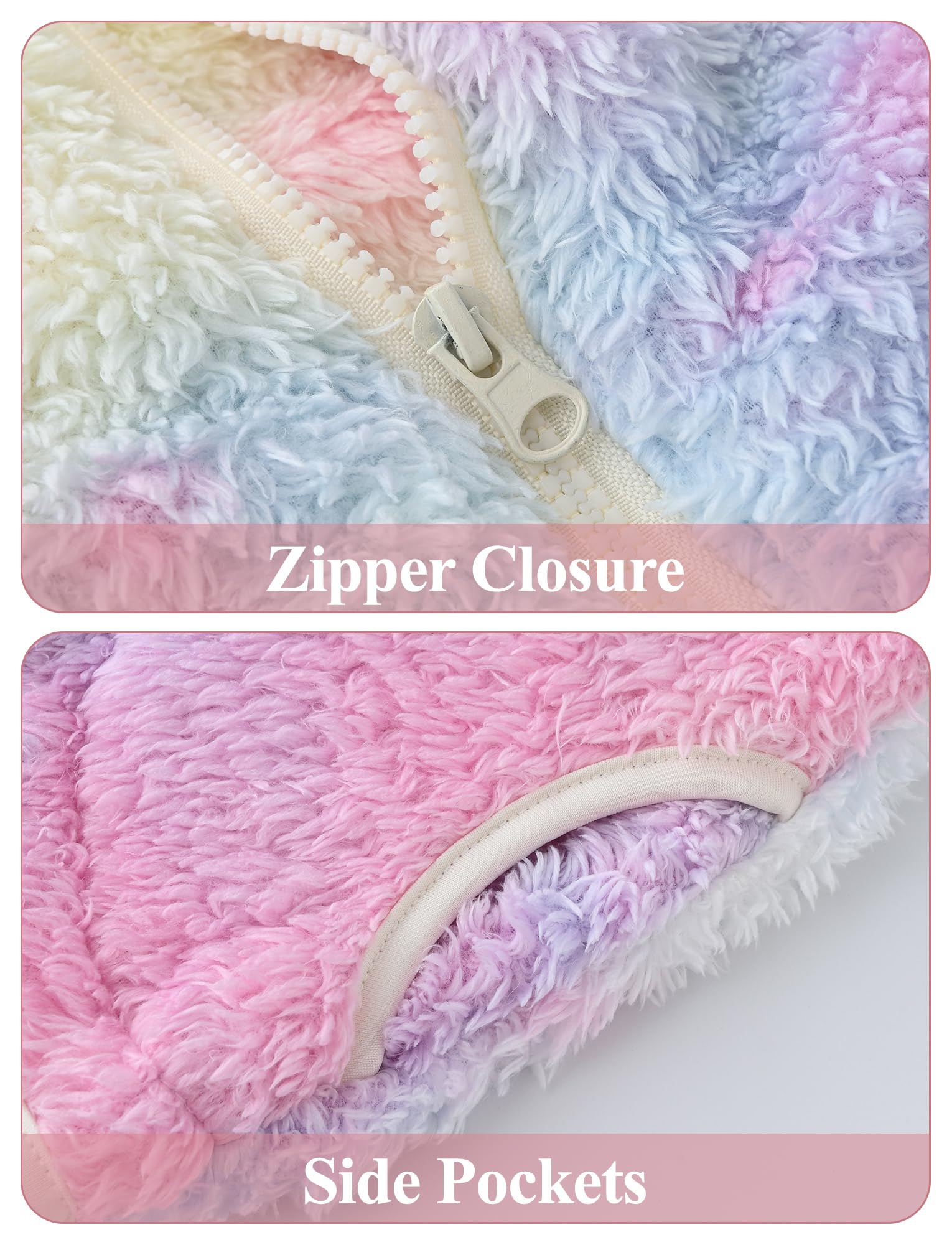 Happy Cherry Fleece Weste Kinder Fleece-weste Flauschig Jungen Mädchen Outdoor Softshell Warm Herbst Winter