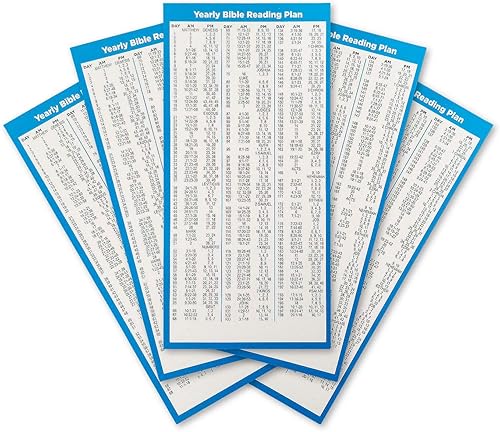 Miniatura 8 de Tarjetas de plan de lectura bíblica de un año, comienza en cualquier lugar, en cualquier momento, paquete de 50