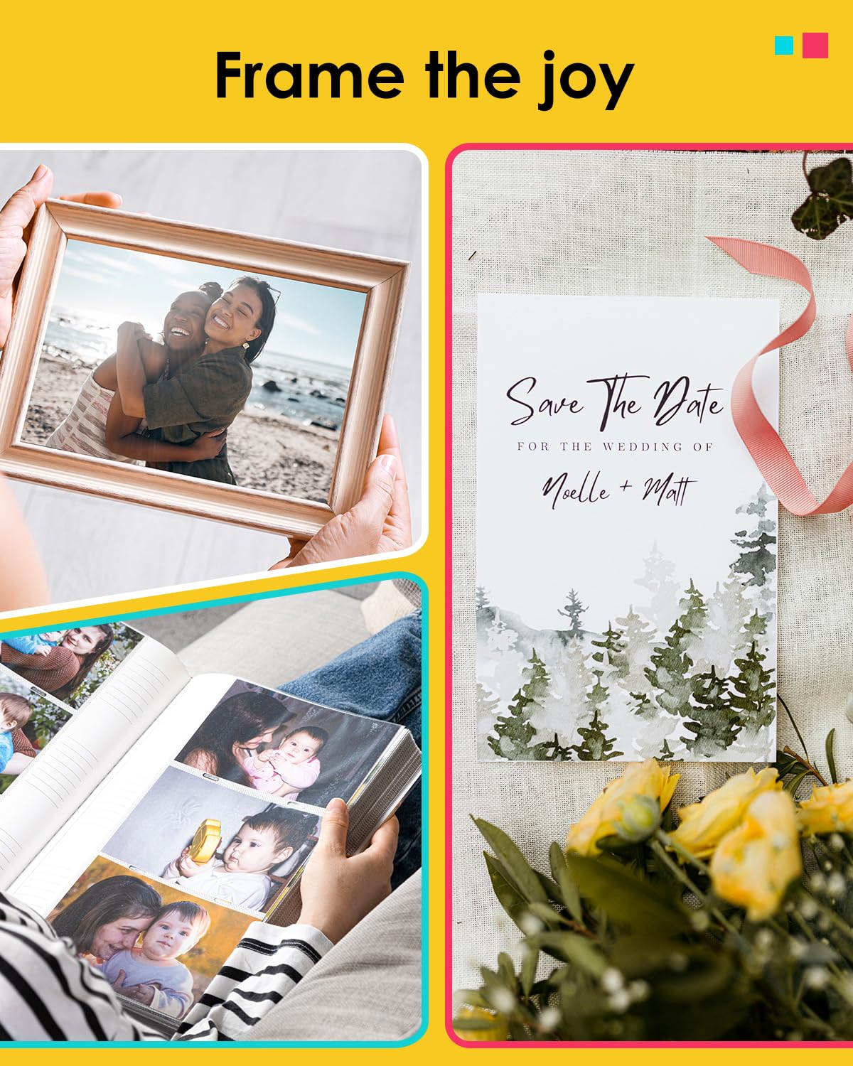 Compatible con Liene Amber M100/M200/M110/M210-80 Hojas de Papel Fotográfico y 2 Cartuchos de Tinta, Papel Fotográfico 4"x6" (10x15cm) para Impresora de Sublimación Térmica, Antioxidante