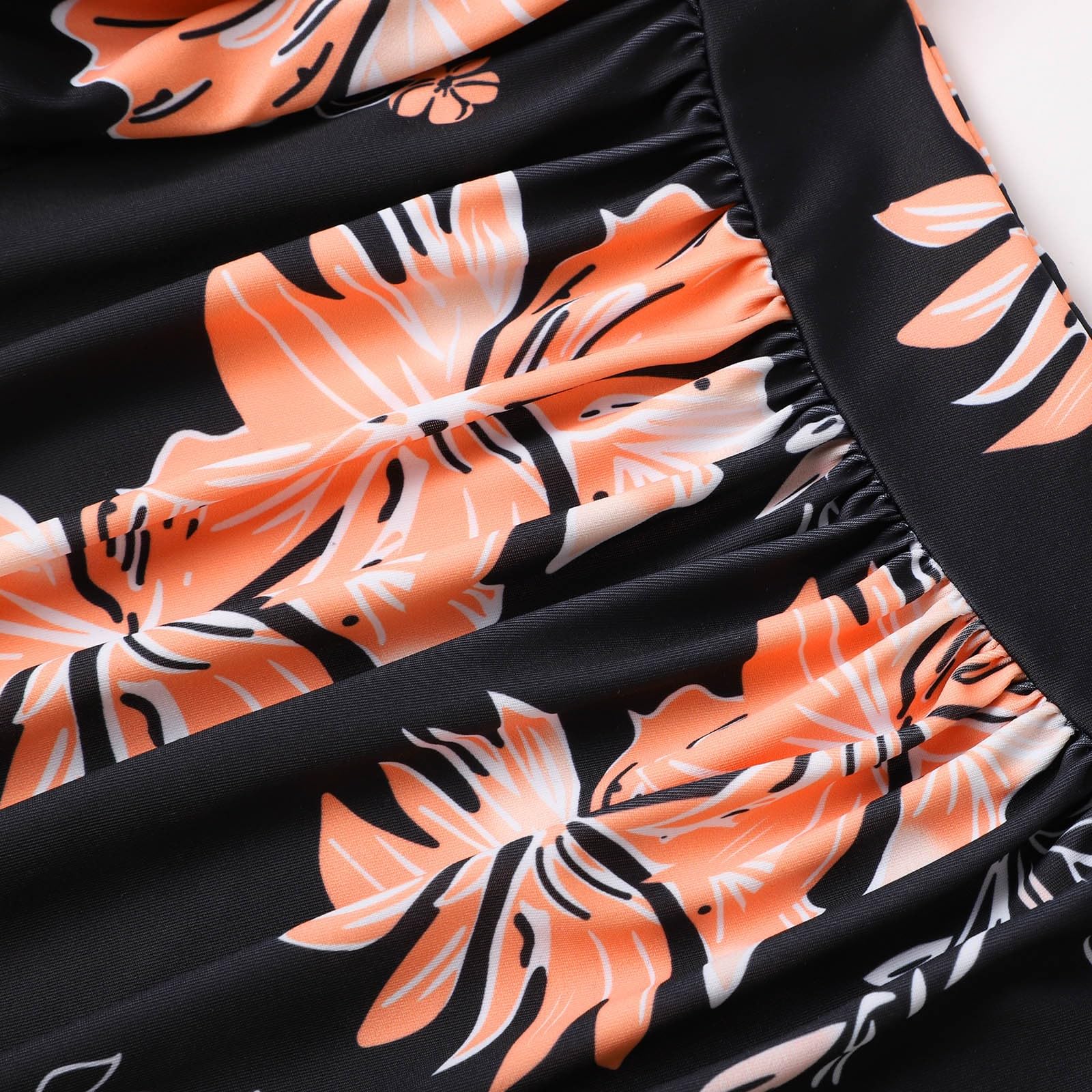 Stroje Kąpielowe Plus Size Dla Kobiet Strój Kąpielowy Głęboki Dekolt Odpinany Biustonosz Podtrzymujący Kostiumy Na Letnie Wakacje Przyjęcie Przy Basenie, Pomarańczowy, S