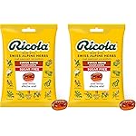 Ricola Sugar Free Original Natural Herb Cough Drops, 19 Count, Cough Suppressant & Throat Relieving Drops with Naturally Sourced Menthol - Pack of 2