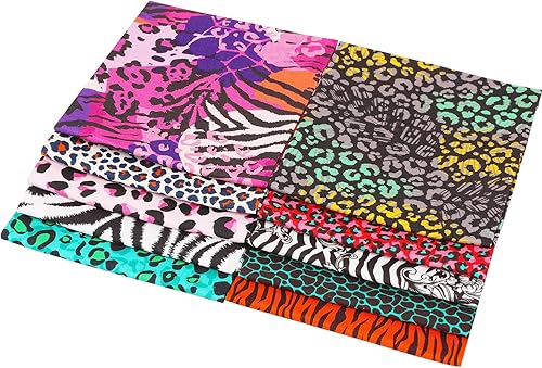 Vista 129 de Craftido -25 opciones: paquetes de tela de acolchado 100% algodón, 10 cuartos gruesos de 18 x 21 pulgadas, peso mediano de 5.2 onzas