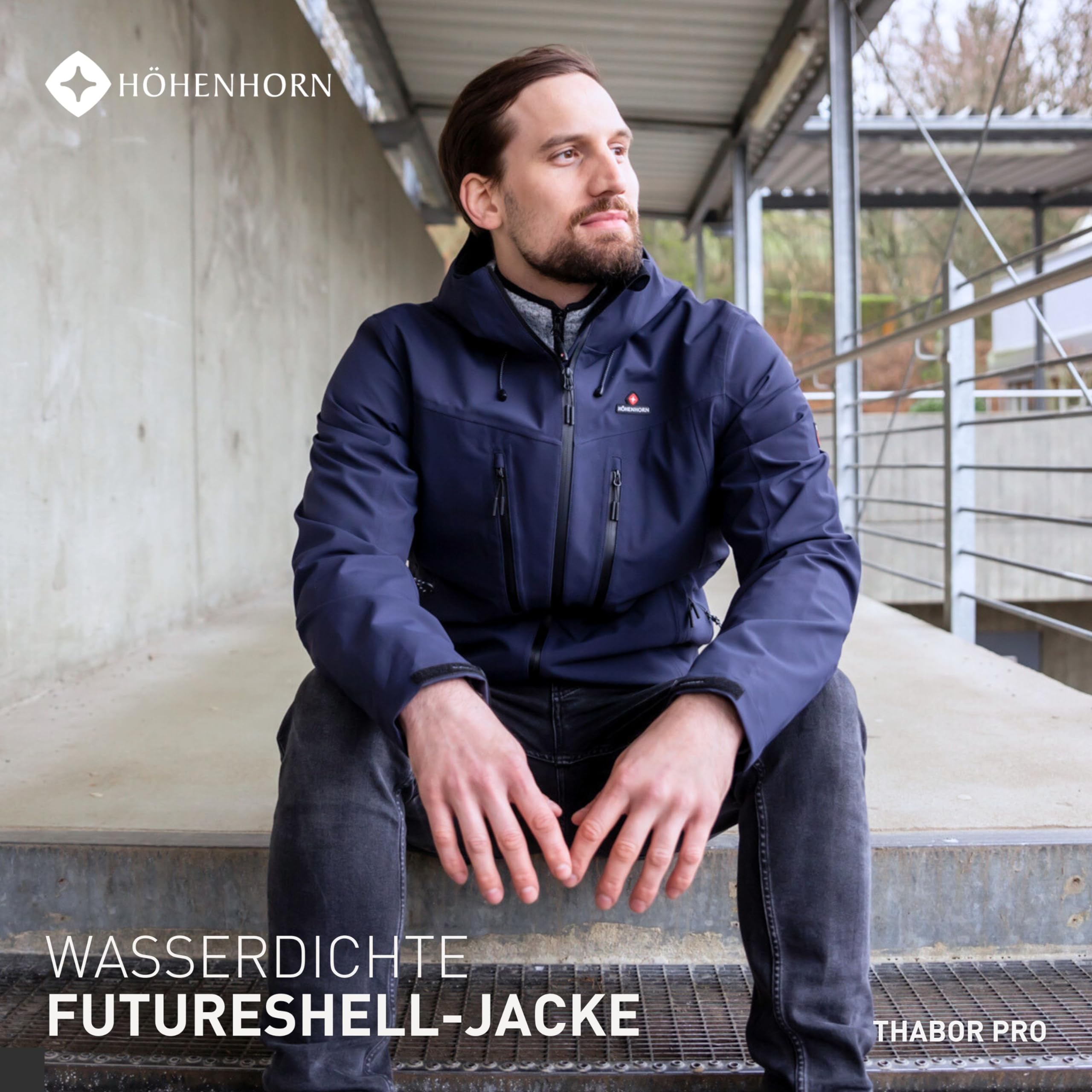 Höhenhorn Thabor Pro Futureshell kurtka męska, wentylowana, wodoszczelna i oddychająca kurtka outdoorowa