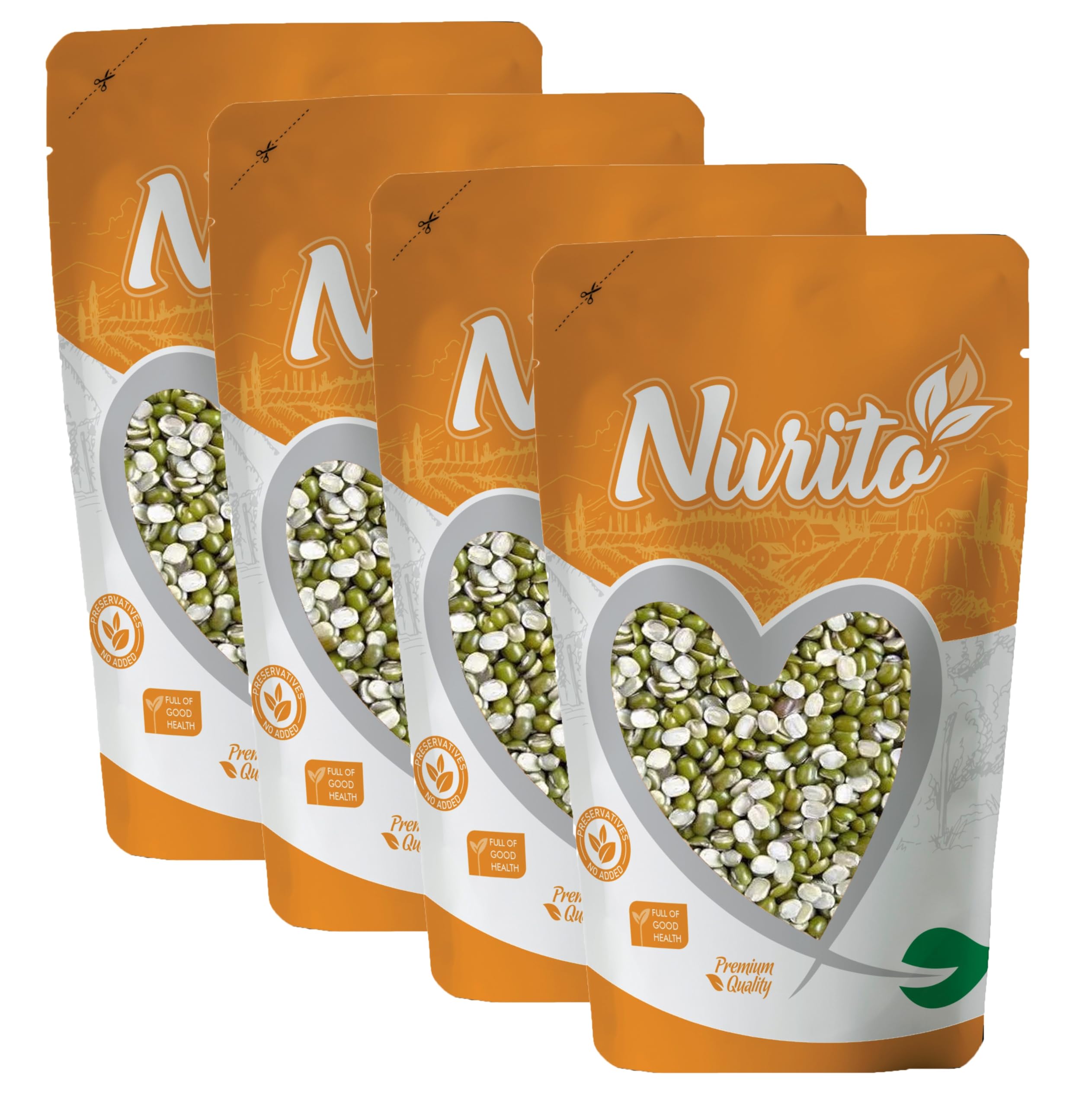 Nurito Moong Dal Chilka/Split 1kg (2*500g)