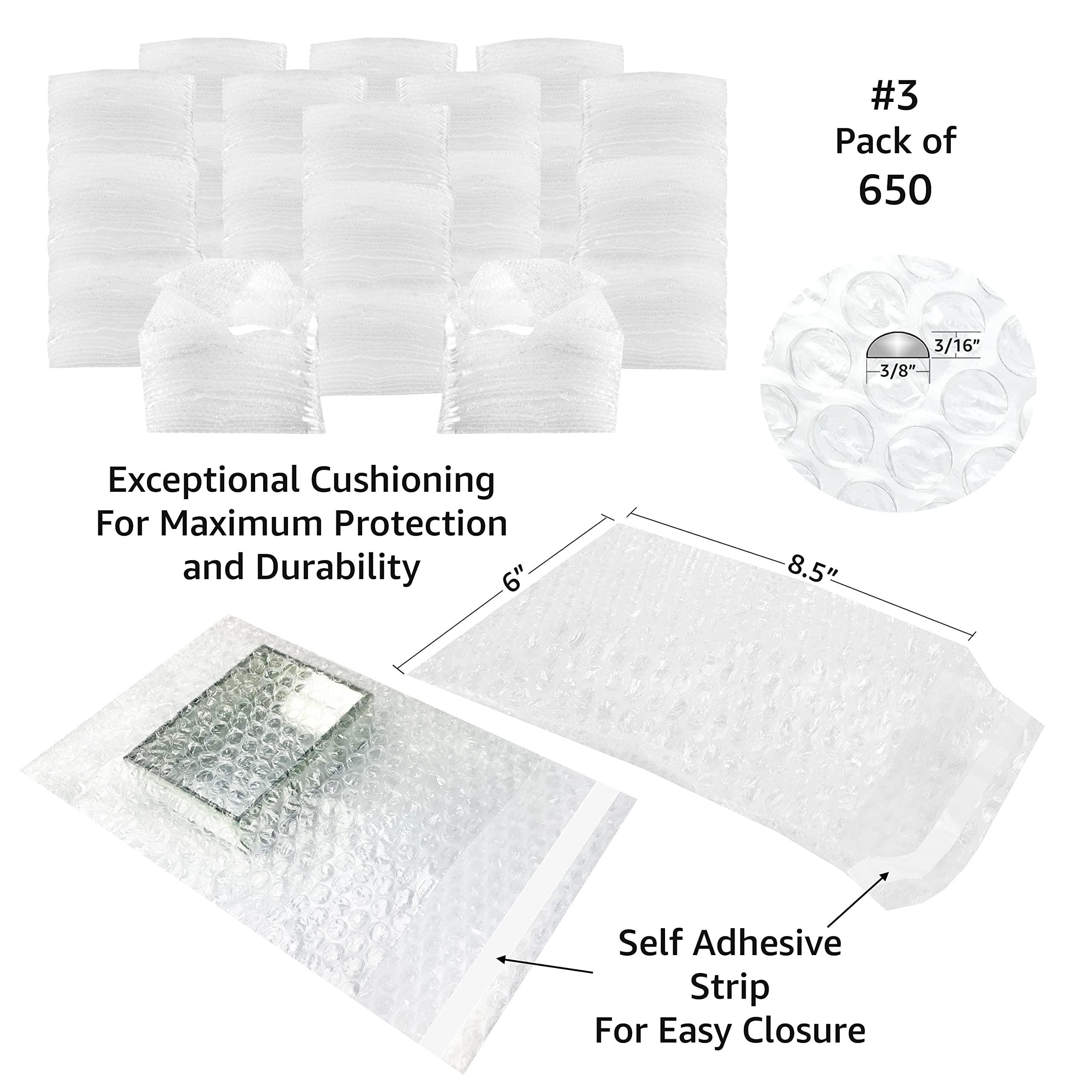 UBmove Bubble pouches - pack of (650, 6