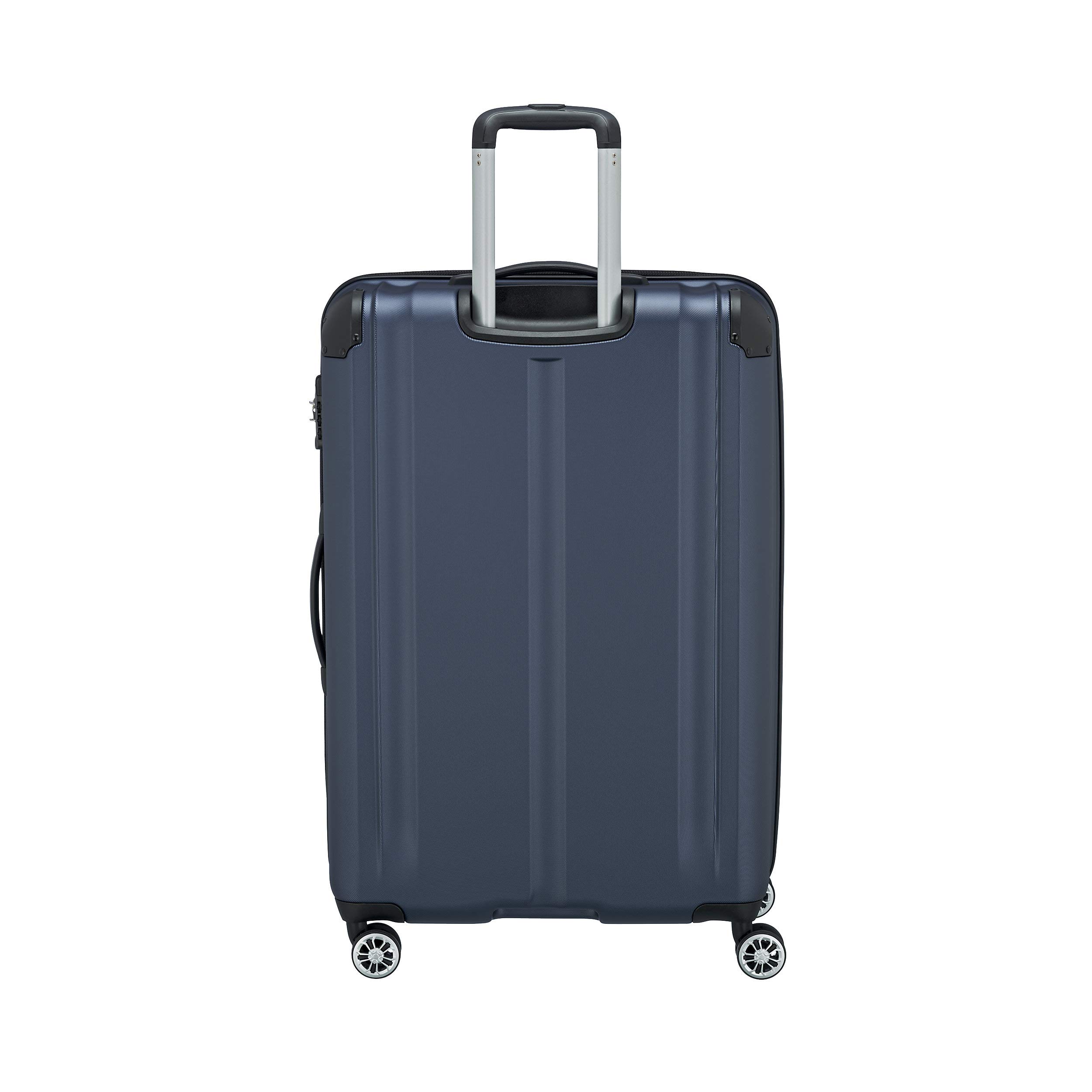 Travelite City 4 w walizka na kółkach, morski, 77 cm (Trolley L), Wózek City, 4 w