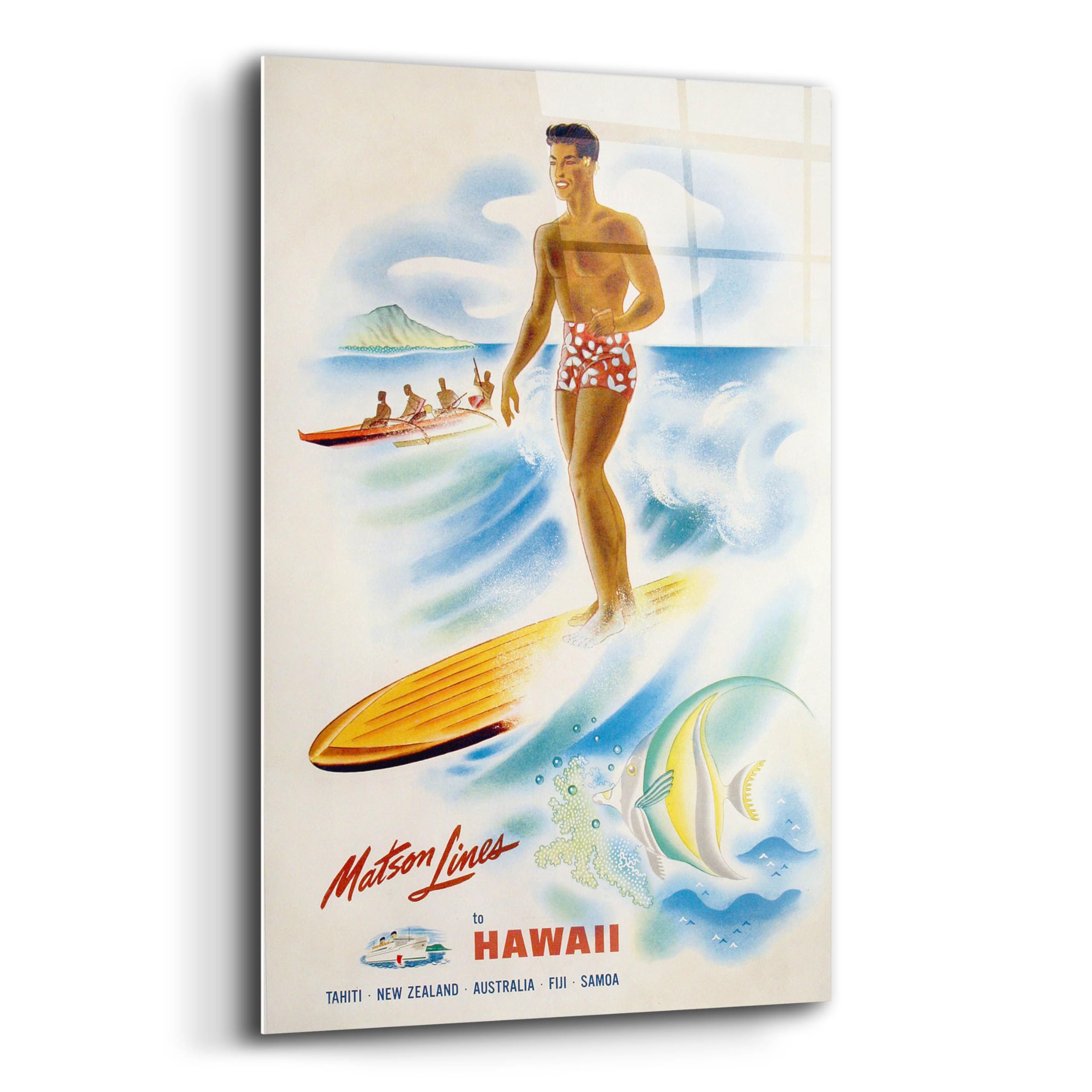 Amazon.com: Epic Art 'Matson Lines Hawaii 1955' by Vintage Posters