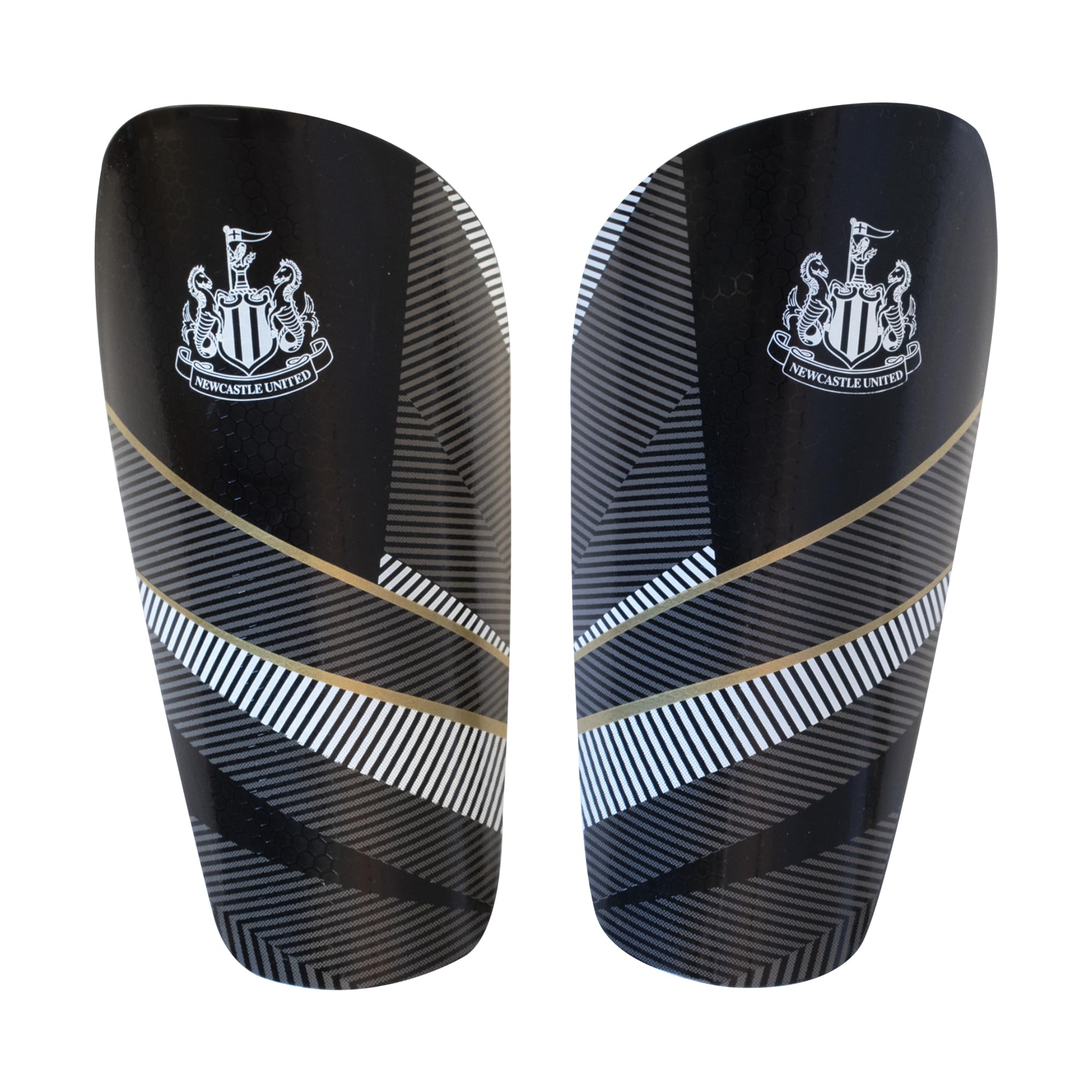 Hy-Pro Newcastle United - Juego de fútbol con licencia oficial - Pelota tamaño 5 con bomba, mochila, saco de gimnasio, guantes de portero, espinilleras y botella de 750 ml, regalos completos de fútbol