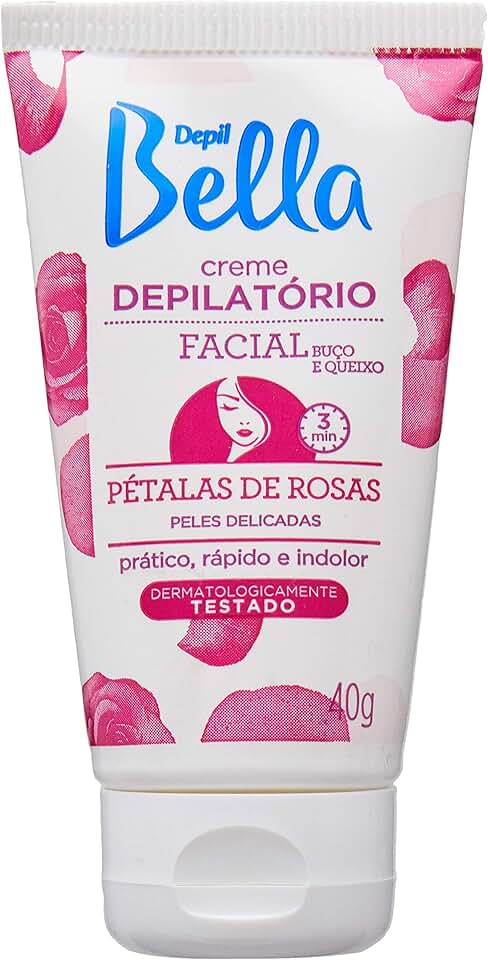 Creme Depilatório Corporal - Pétalas de Rosas, Depil Bella