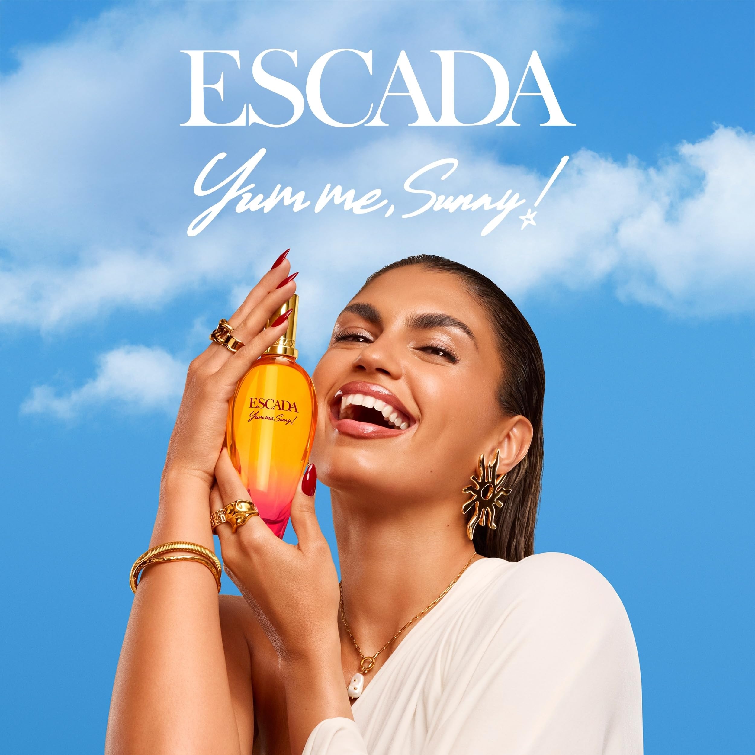 Escada Yum Me Sunny Eau de Parfum – Blumiges Parfum für Damen – Mit Passionsfrucht, Ylang-Ylang + Kokosmilch – Langanhaltender Duft