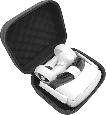 CASEMATIX Hard Shell VR Headset Case Compatible with Oculus Quest 2 VR ...