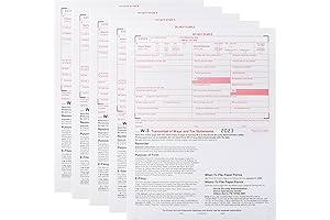 W-3 Tax Transmittal Form 2023 Pack of 10
