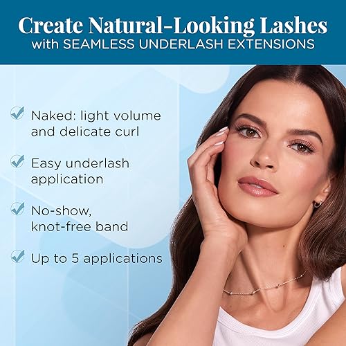 Miniatura 9 de Ardell Wispies - Kit de recambio de extensiones de pestañas sin costuras, 32 longitudes de racimo surtidas, racimos de pestañas personalizables para