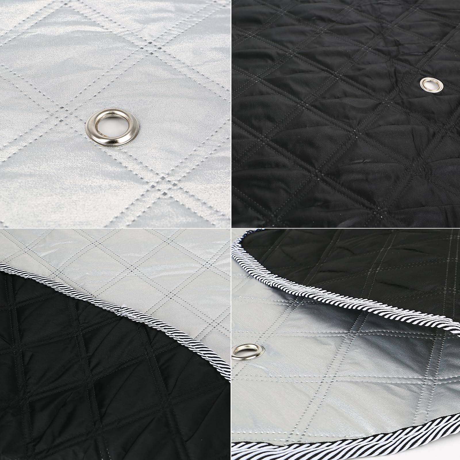 Pare Soleil Voiture Interieur pour VW ID Buzz 2022-2025, Pare Soleil Voiture Pare Brise Avant Pliable pour Intimité et Régulation Thermique en Camping-Car