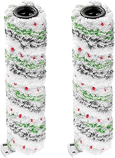 Fette Filter - Multi Surface Pet Brush Roll Compatible with Bissell 2788 for Crosswave Cordless Max Multi-Surface Wet Dry Vac Models Compare to Part # 1618641 (Pack of 2)
