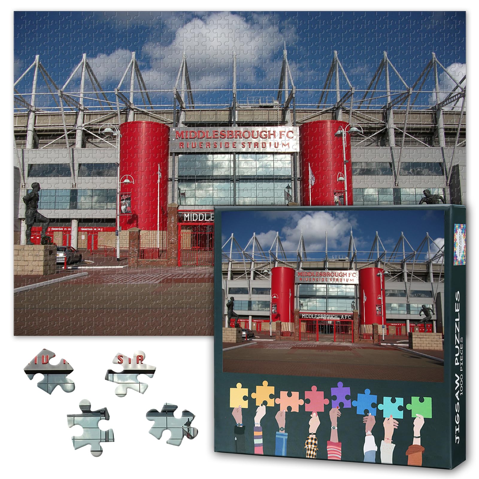 1000-Piece Stadium Jigsaw Puzzle for Adults - Middlesbrough Football Club 50x70cm Collectible Art, Challenging Wall Decor for Home & Sophisticated Gifts โ image 1