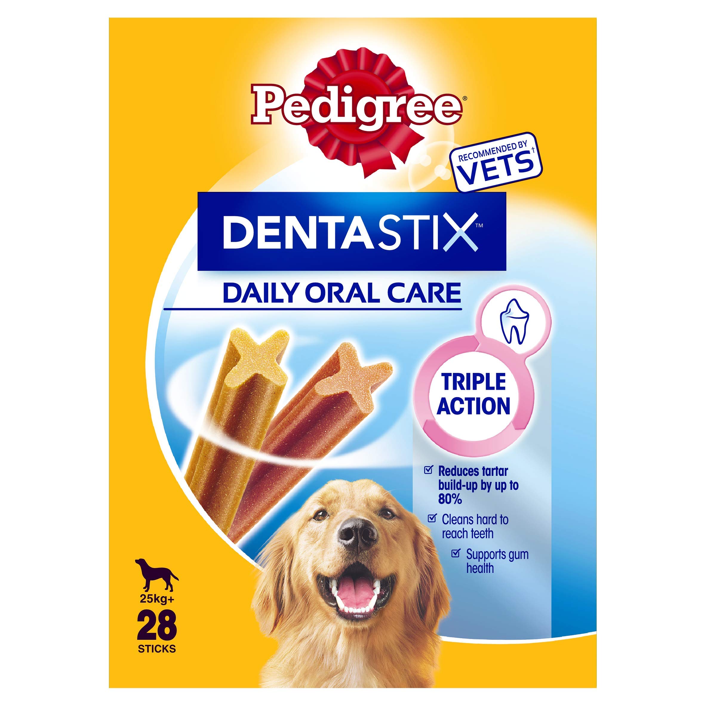 Pedigree Dentastix lot de 28 friandises dentaires soin bucco-dentaire chien