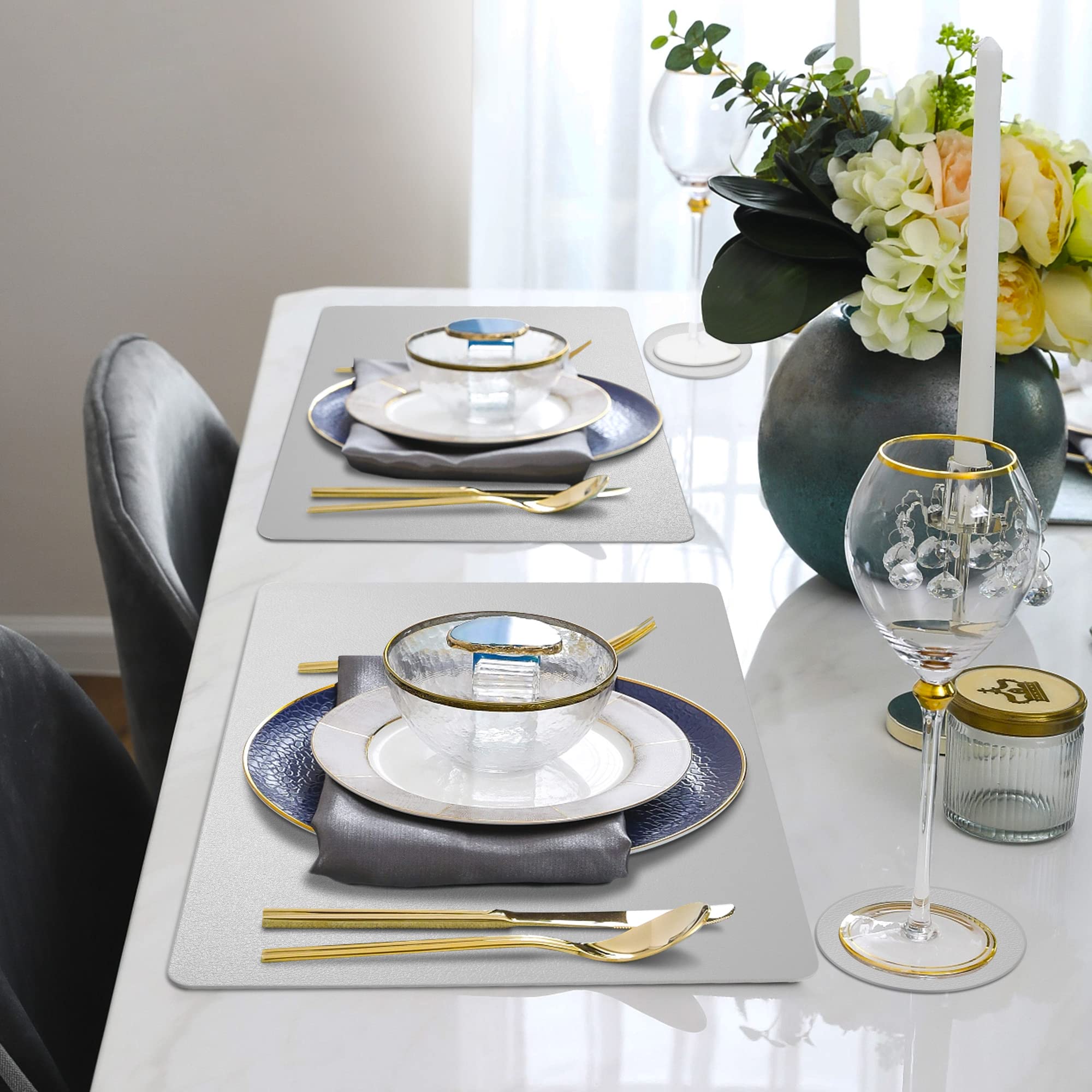 Lot De 4 Dessous De Verre De Protection Résistants à La Chaleur