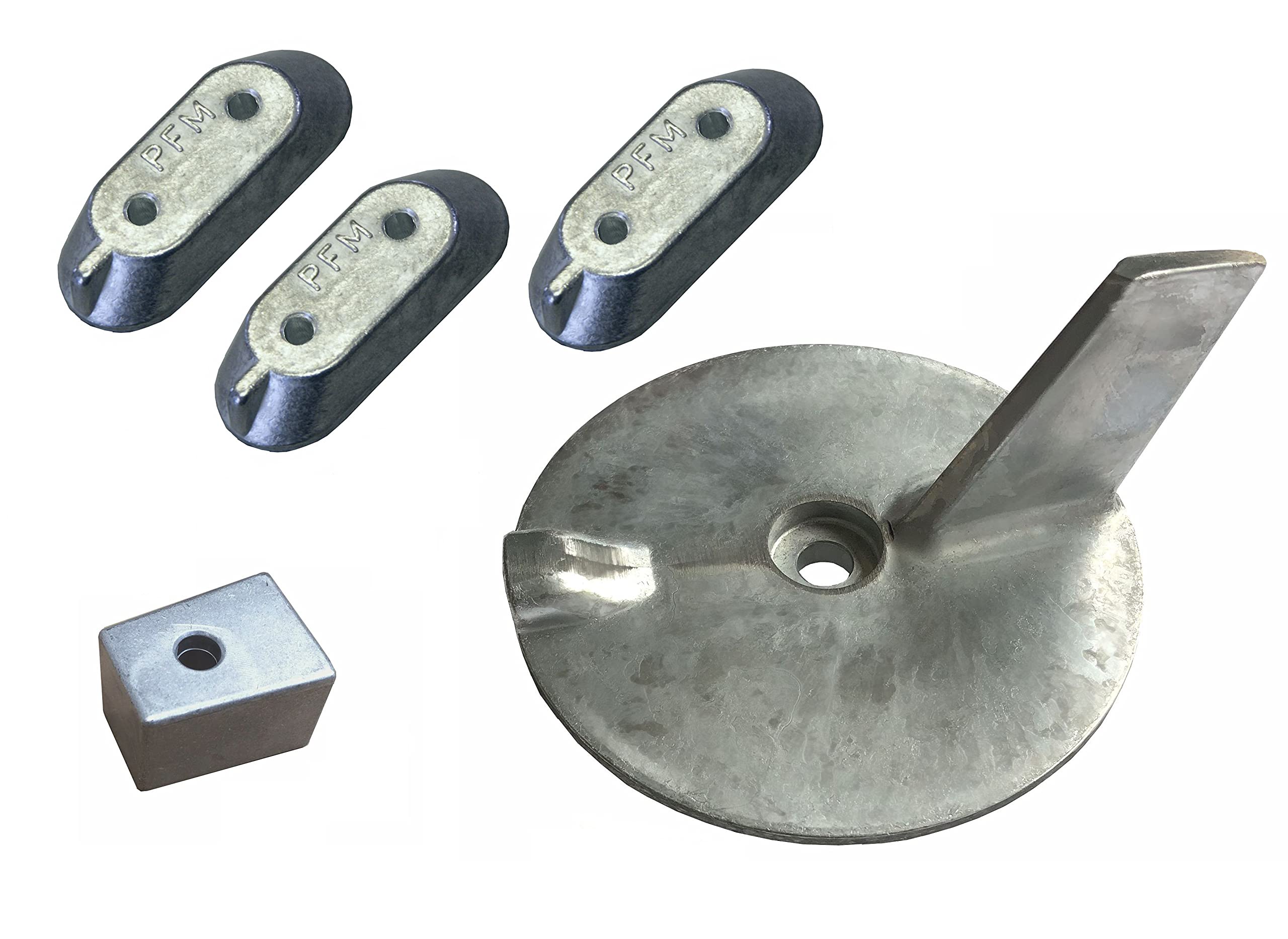 Zinc Anode Kit Fits Yamaha 40-60 HP Outboards Replaces 67C-45251-00, 6E0-45251-11, 67C-45371-00, 8M6007993, CMY4060KIT US Military Grade Zinc Anode Kit