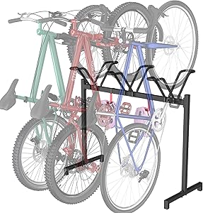 Sttoraboks 3 Bikes Floor Stand with Hook