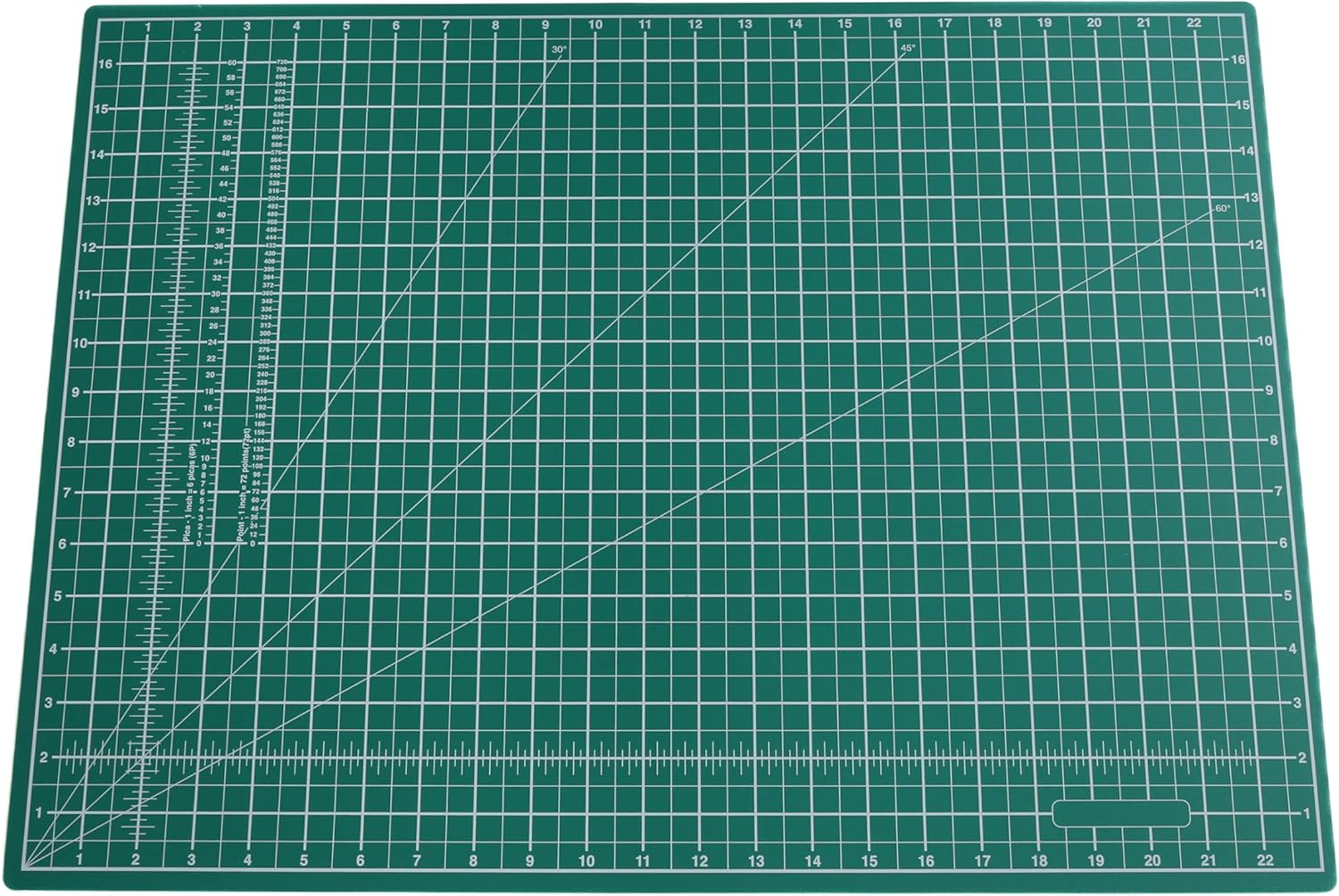 Huron Precision Self-Healing Cutting Mat 18 x 24 (A2) for Crafts, Hobbies, Sewing, and Scrapbooking (1/5/25/100 pc) (1pc)