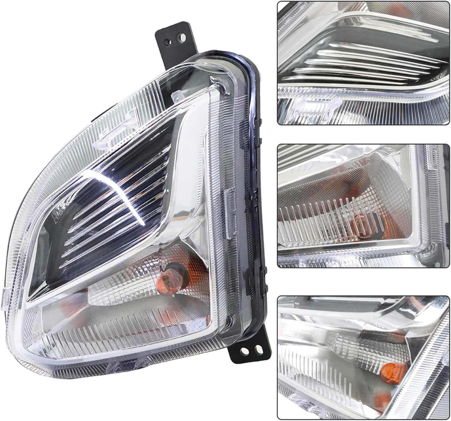 WFLNHB Fog Lights Replacement for 2018 2019 2020 Equinox Clear Lens Front Driving Fog Light Left Side(Driver Side)