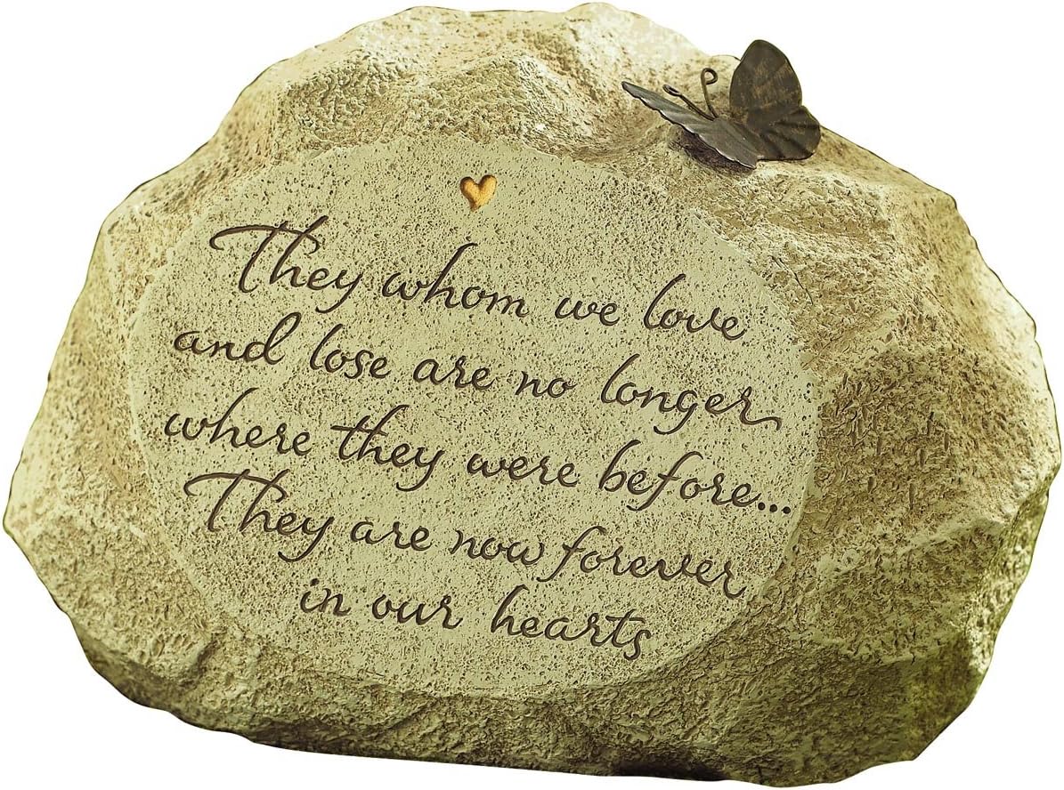 Grasslands Road Always in Our Hearts Bereavement Stone "They Whom We Love"