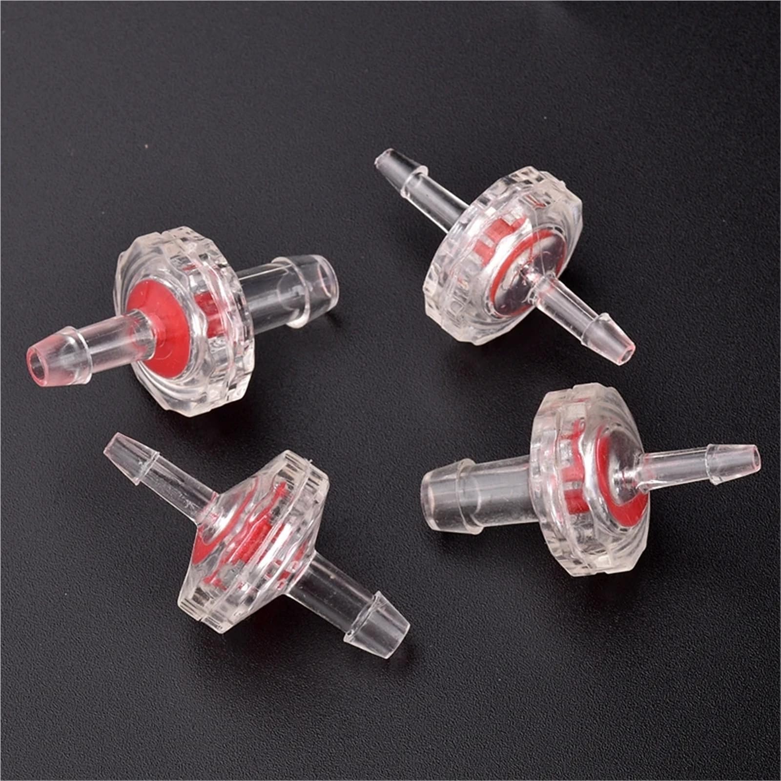 5 ~ 50 szt. Mini zawór zwrotny pompy powietrza do akwarium CO2 rura wodna jednokierunkowe złącze węża do nawadniania kropelkowego (3-3 mm, 5 szt.)