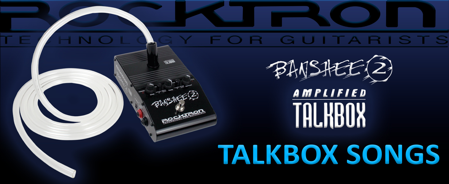 Rocktron Banshee 【Talk Box】（トークボックス） Amazon.com: Rocktron Banshee 2 Talk Box Guitar Effects Pedal