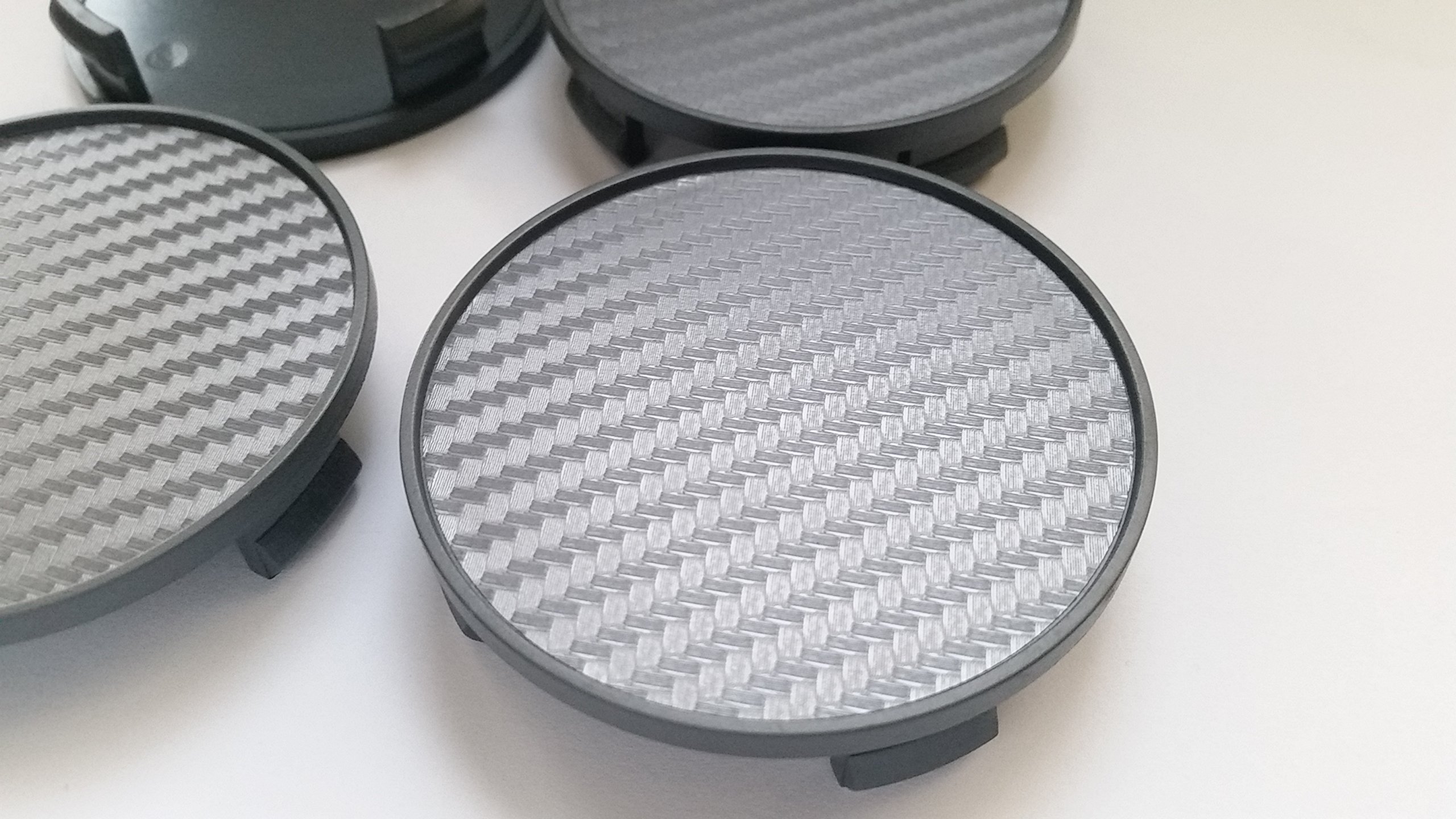 Carbon Nabenkappen 68mm - 4 Stück Set Für Felgen Mit 64,5-65mm Innendurchmesser | Universalkappen