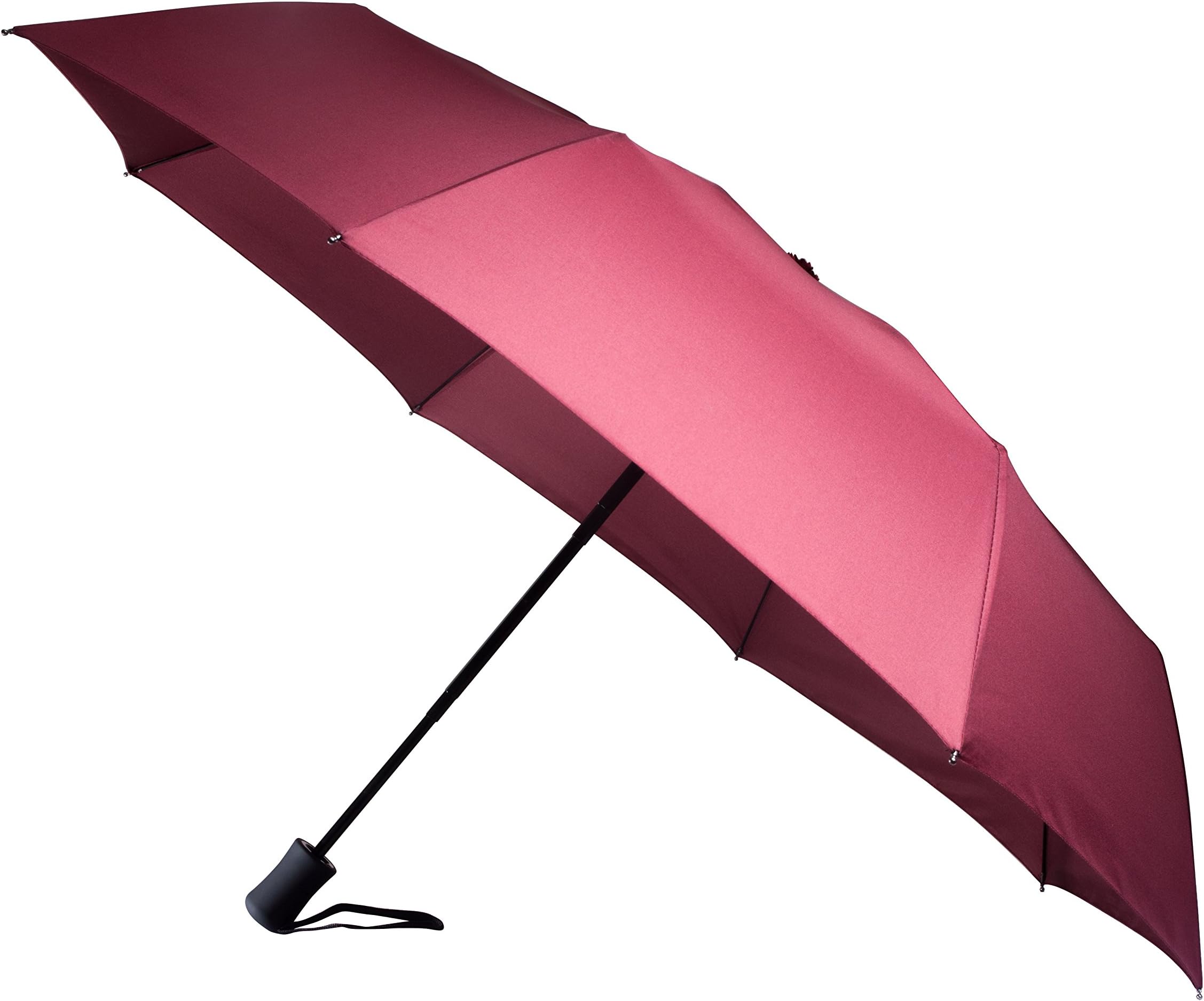 Germes Paris - Windproof Compact Rain Umbrella – Automatic On/Off – Ideal for Travel(RED)