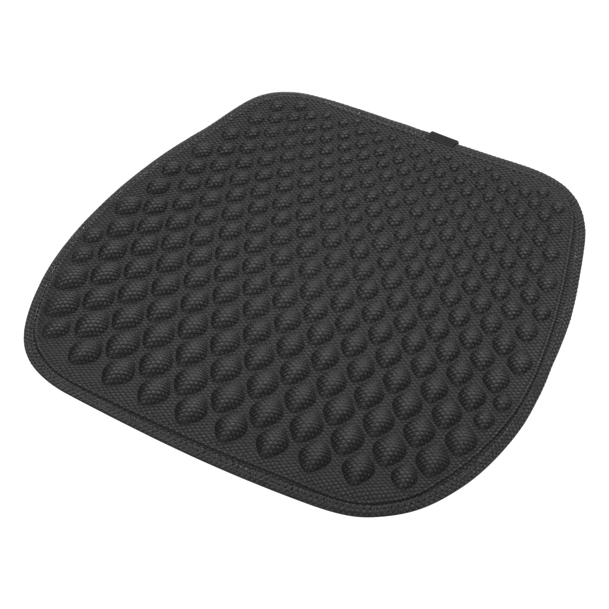 Coussin de siège de voiture en soie de glace noire de qualité supérieure