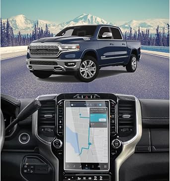 Screen Protector for 2019-2025 2026 Dodge Ram 1500 2500 3500 12 Inch Tempered Glass Protective Film Navigation Display Accessories Cover HD anti-fingerprint