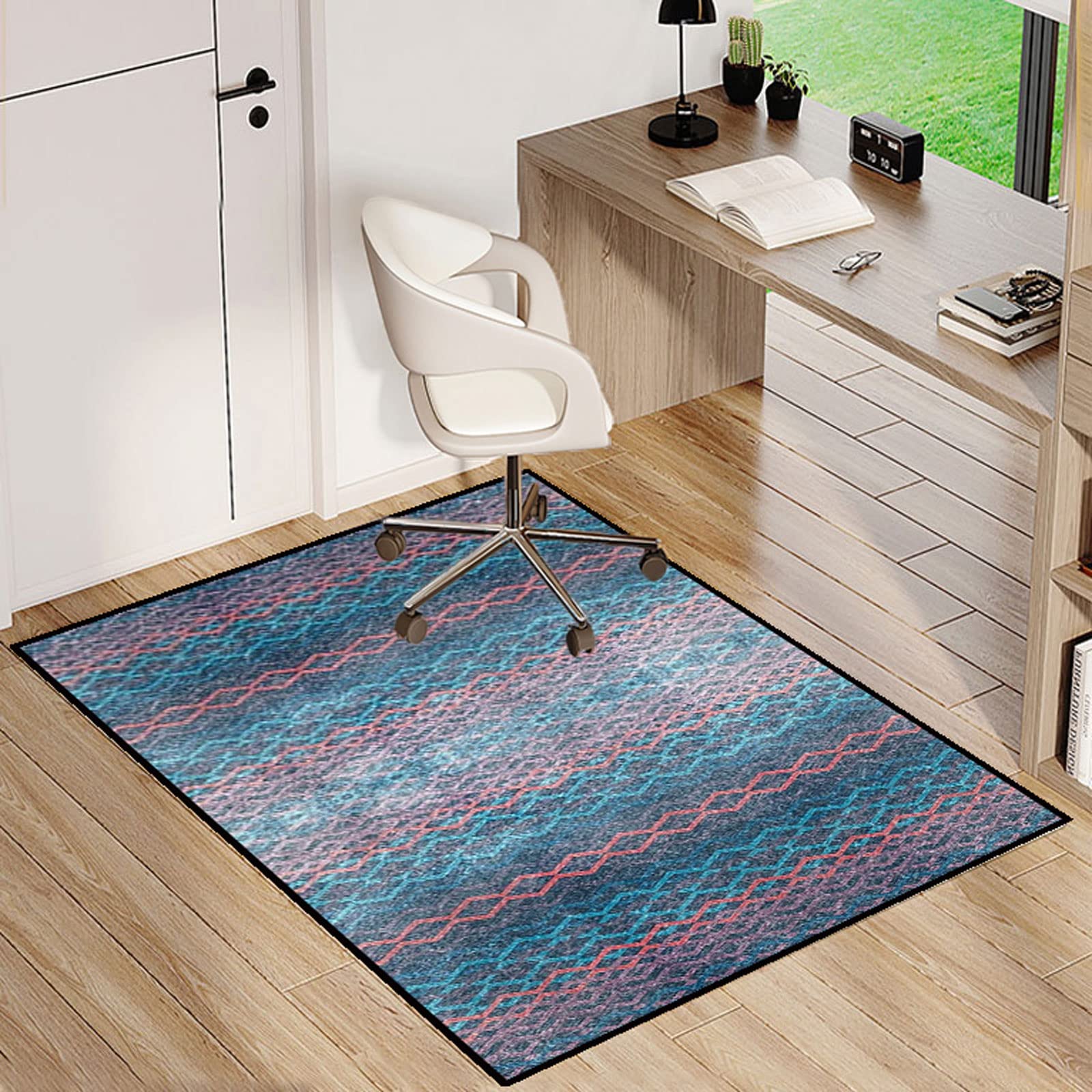 Tapis de chaise de bureau pour préserver le parquet du salon en télétravail