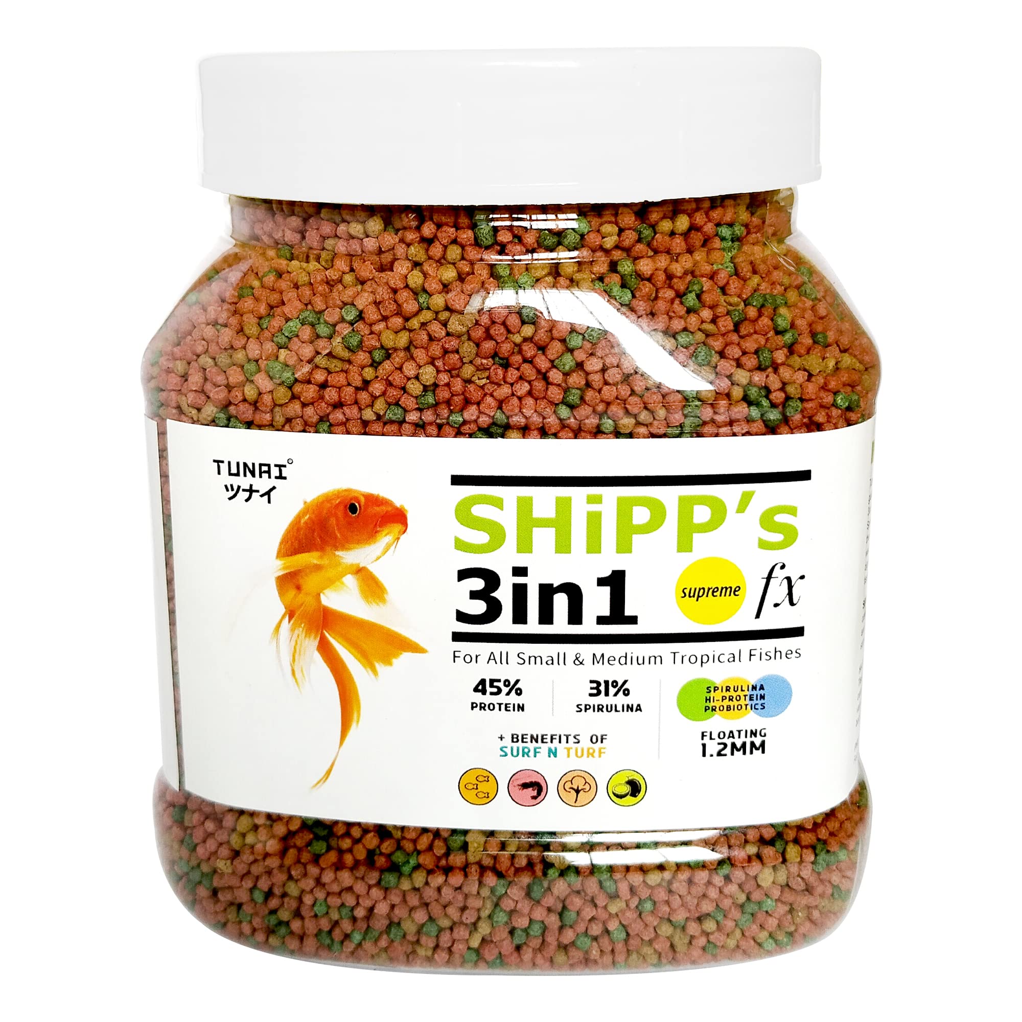 Buy Tunai 3 In 1 SHiPP Formula Floating Type Pellets Fortified With